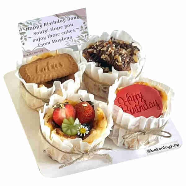 Mini Burnt Basque Cheesecake (Assorted box of 4)