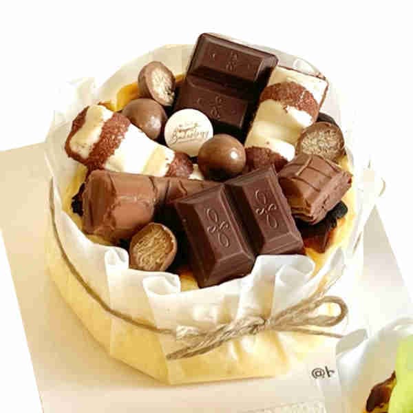 5inch Burnt Basque Cheesecake (Chocolate Topping)