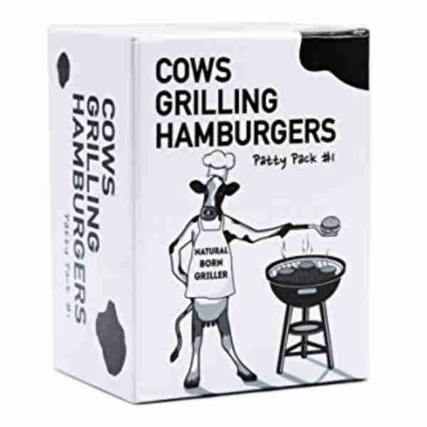 Cows Grilling Hamburgers