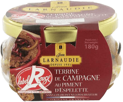 Country Pate with Espelette Chili - Jean Larnaudie
