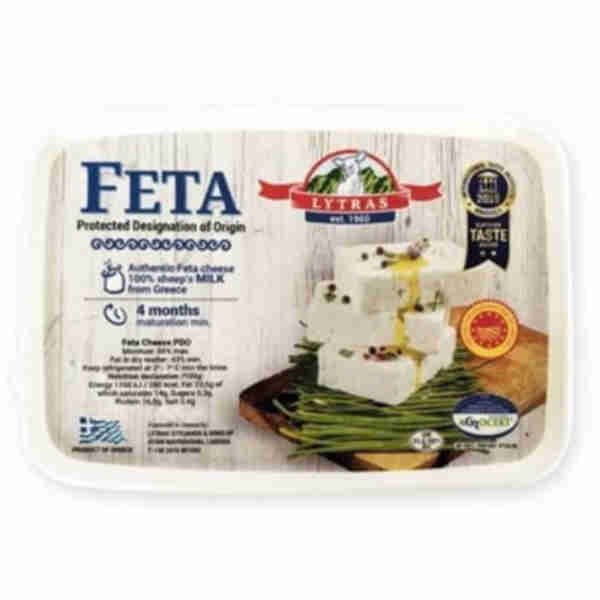 Feta Cheese PDO Cubes in Brine - Lytras