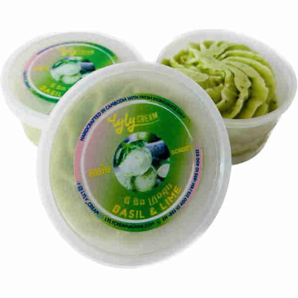 Basil & Lime Sorbet Cup