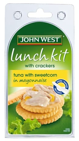 Lunch Kit with Crackers, Tuna with Sweetcorn In Mayonnaise