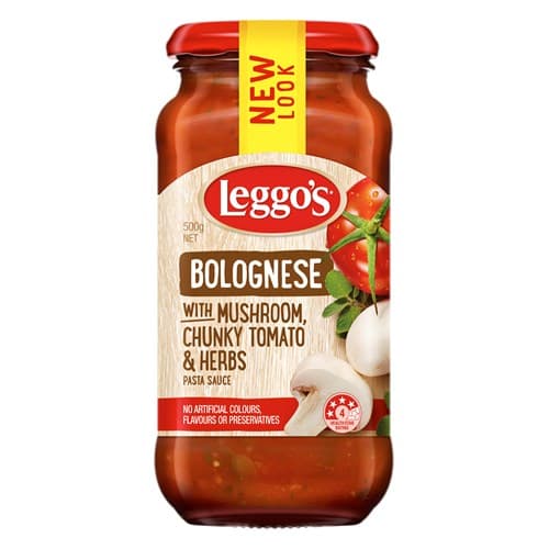 Bolognese with Mushroom, Chunky Tomato & Herbs Pasta Sauce