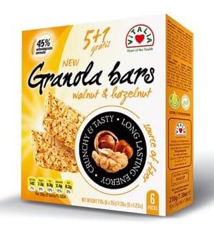 Granola Bars Walnut & Hazelnut