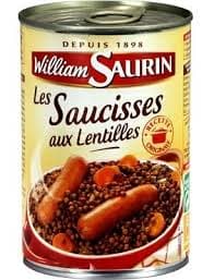 Sausages with Lentils