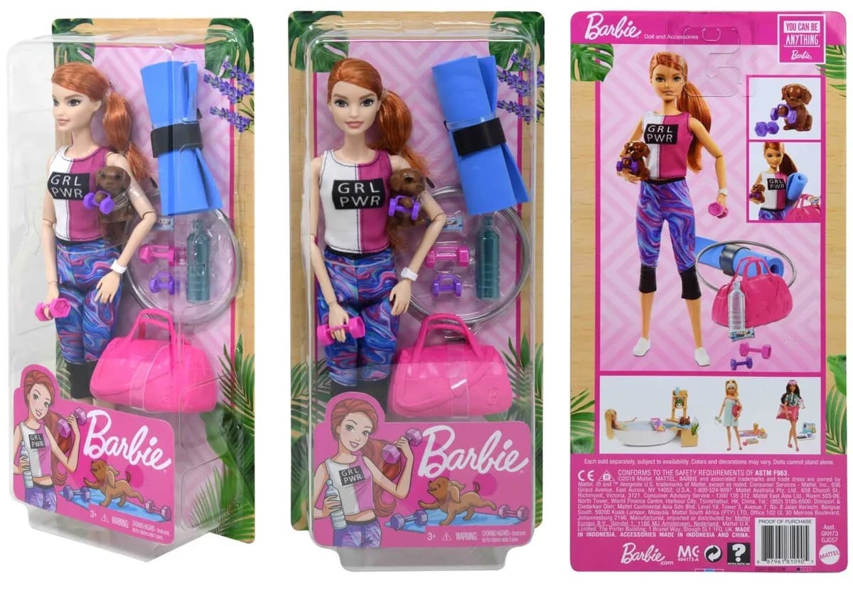 Barbie Wellness Gymnast Doll with Accessories 2