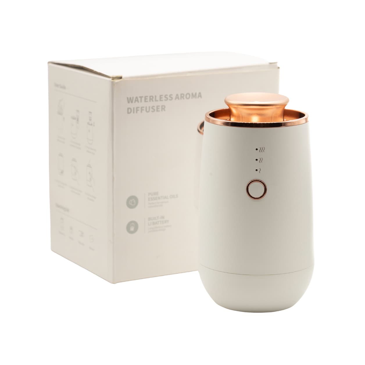 Car Diffuser (White + Gold) 2