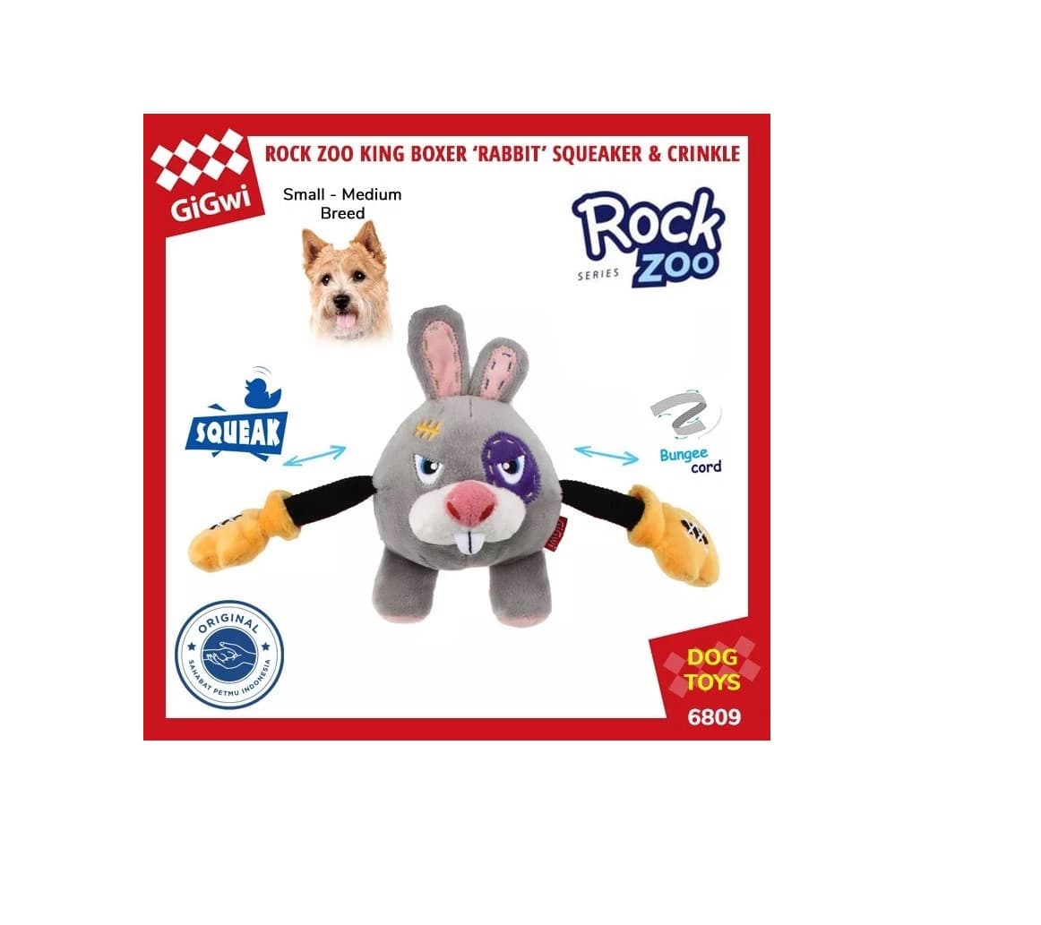 Rock Zoo King Boxer Rabbit Size S 2