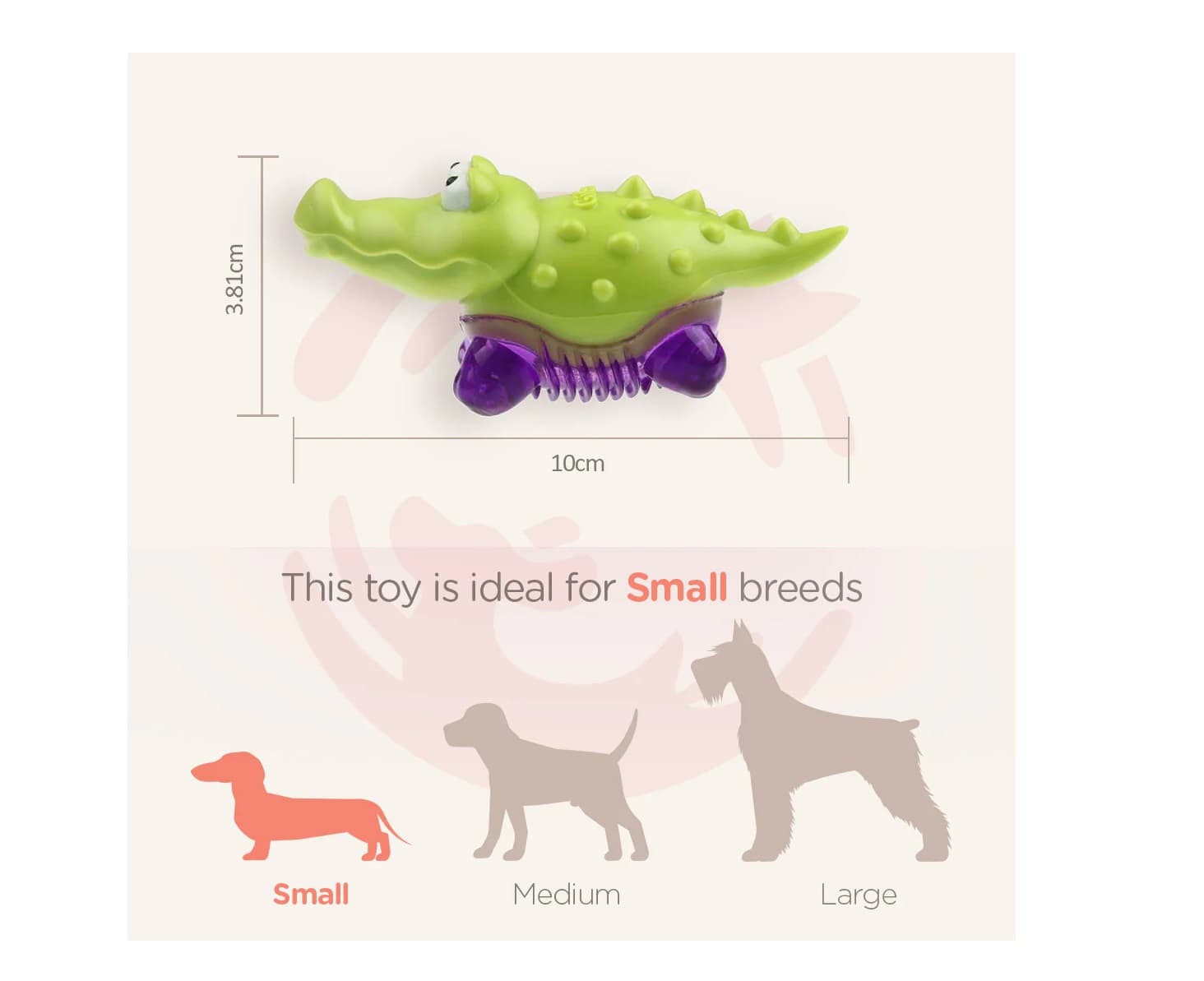 Suppa Puppa Crocodile Green/Purple - Gigwi 2