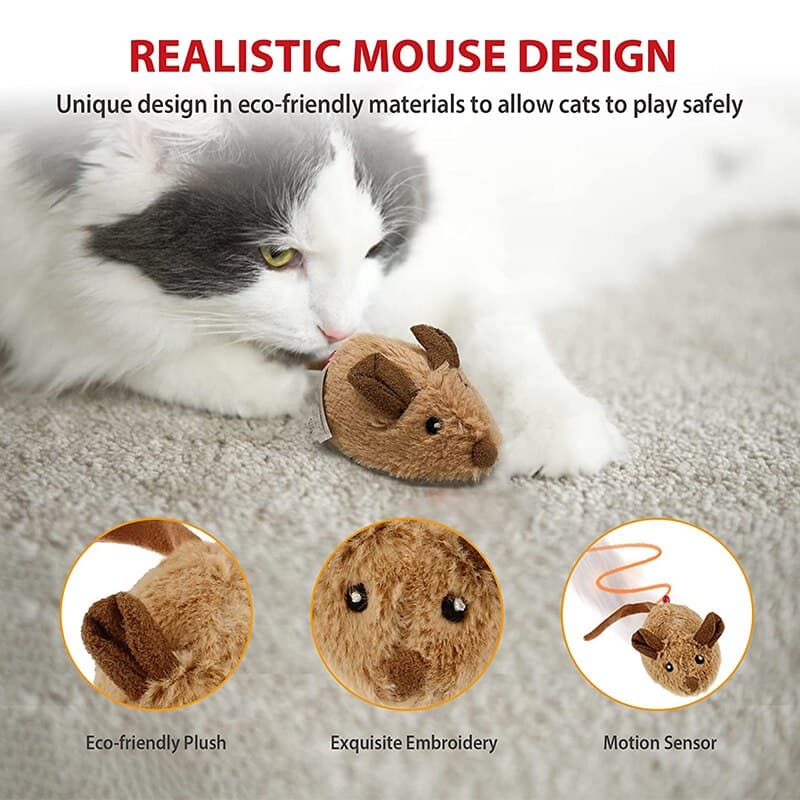 Pet Droid Brown Mouse - Gigwi 2