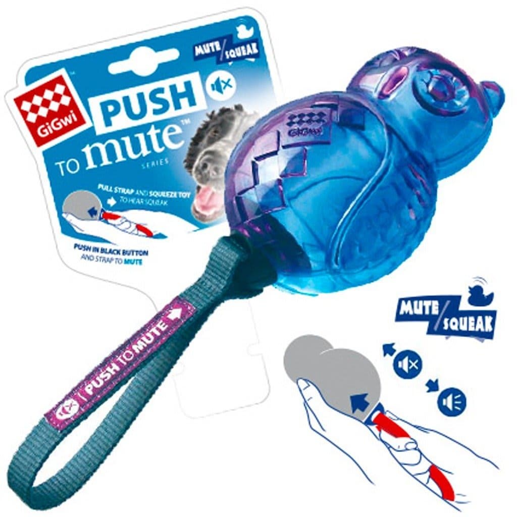 Push to Mute Owl Purple/Blue 2