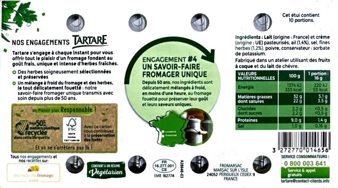Tartare Garlic & Herbs 2