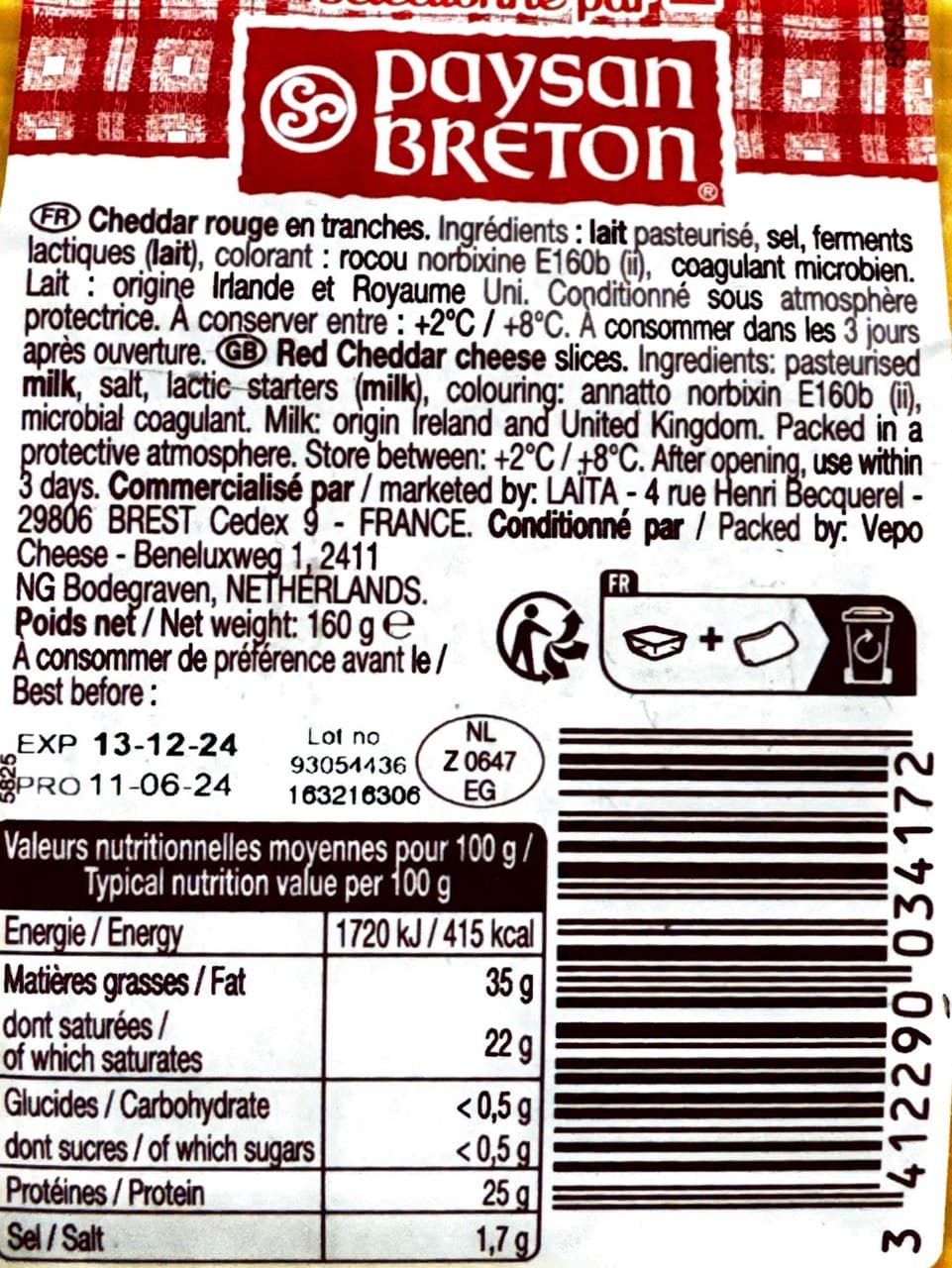 Cheddar Cheese Slices 2