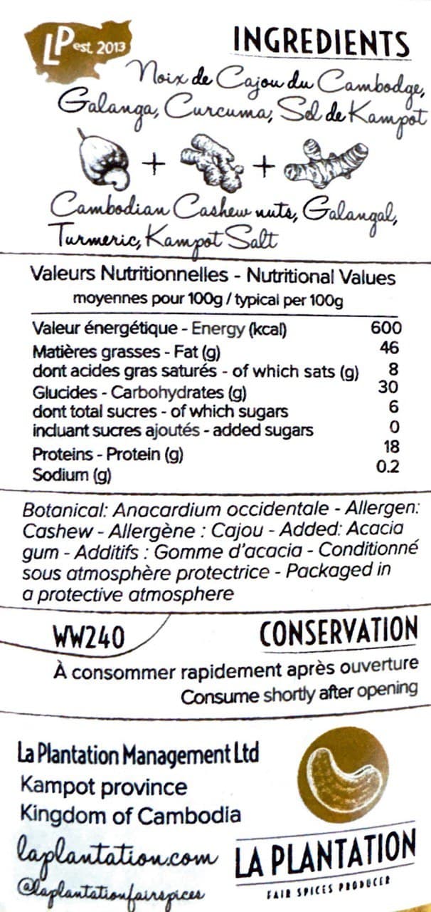 Cashew Nuts with Galangal and Turmeric 2
