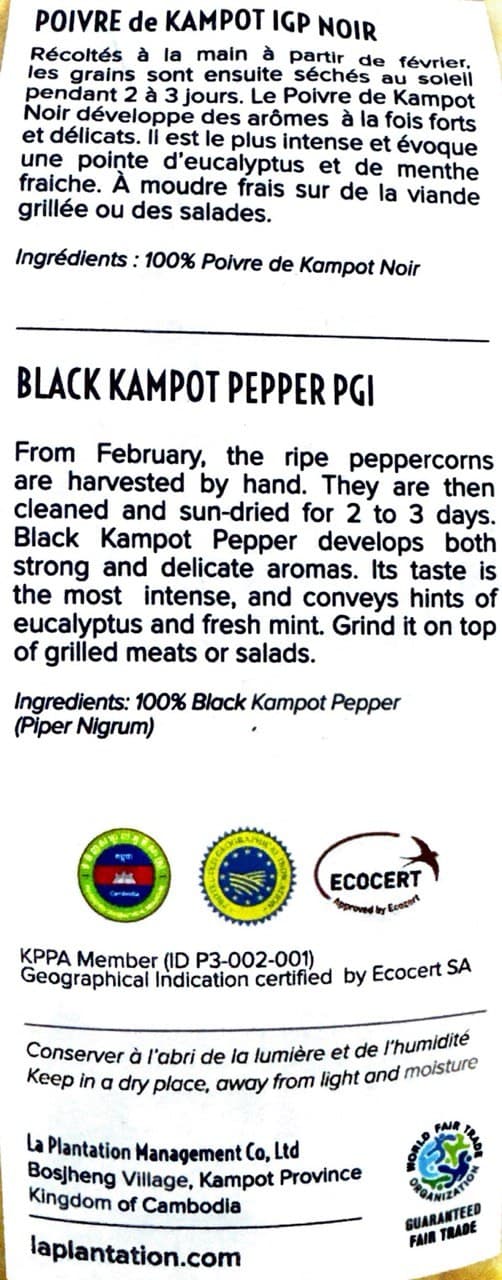 Kampot Black Pepper 500G 2