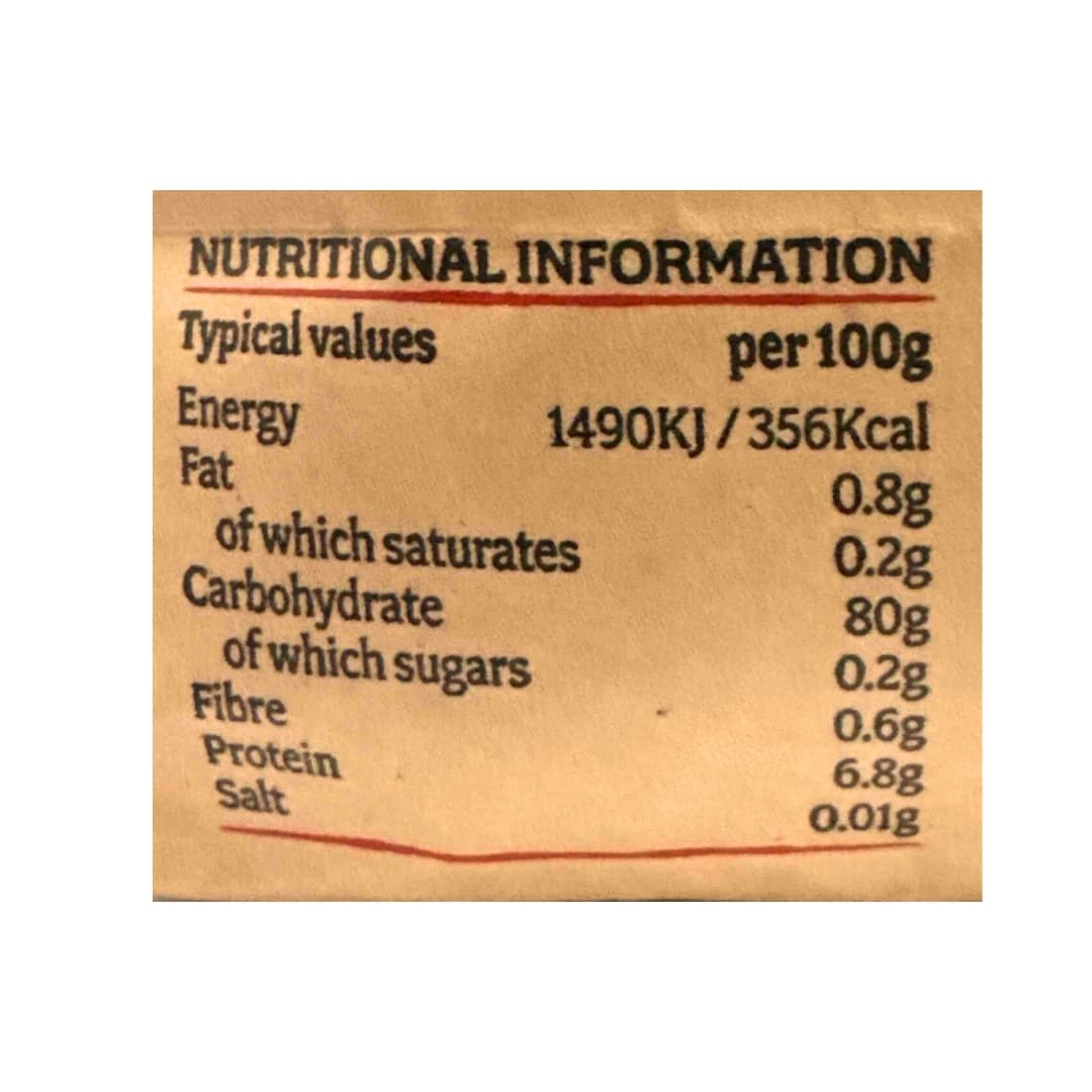 Organic White Long Grain Rice 1Kg 2