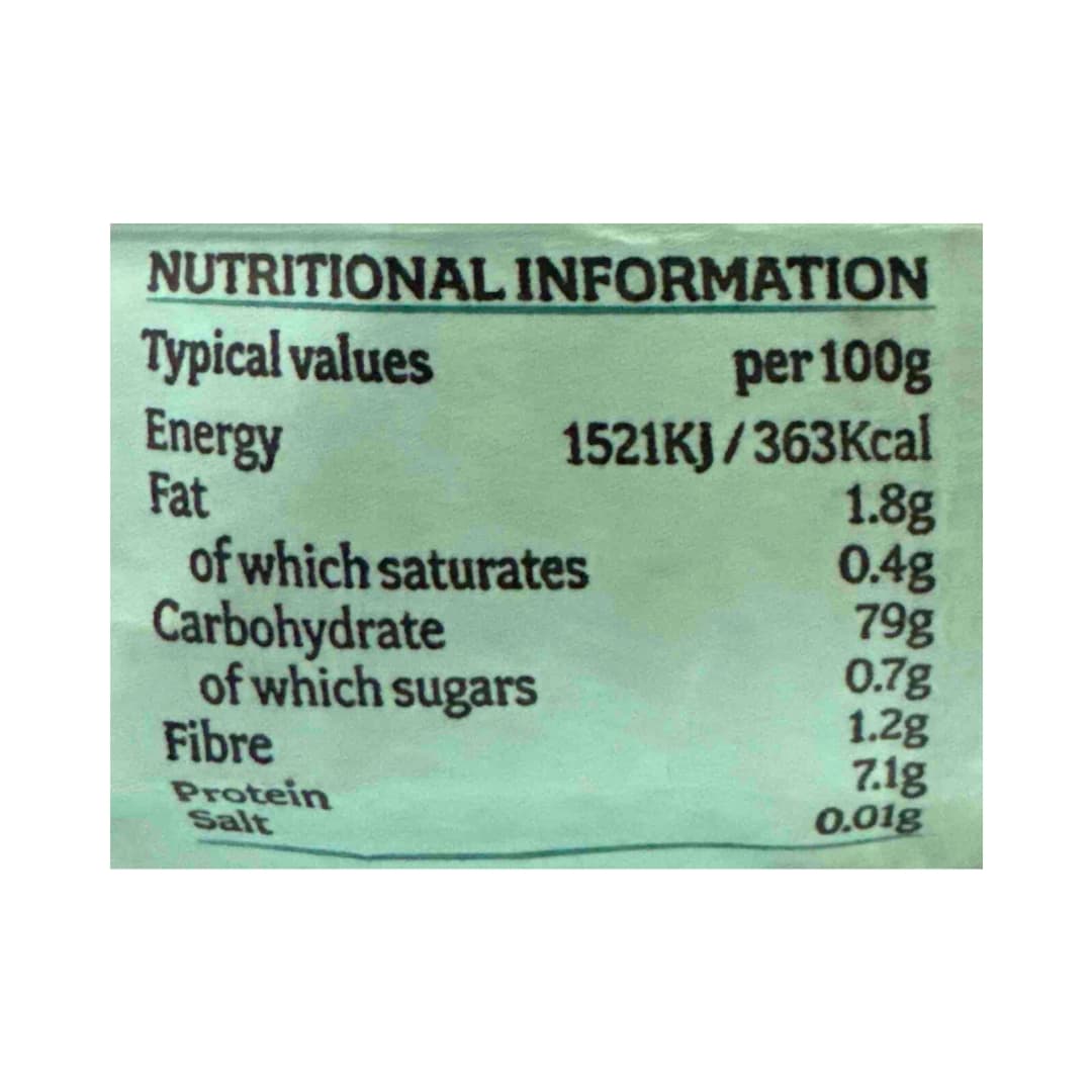Organic Semi-Milled Long Grain Rice 1Kg 2