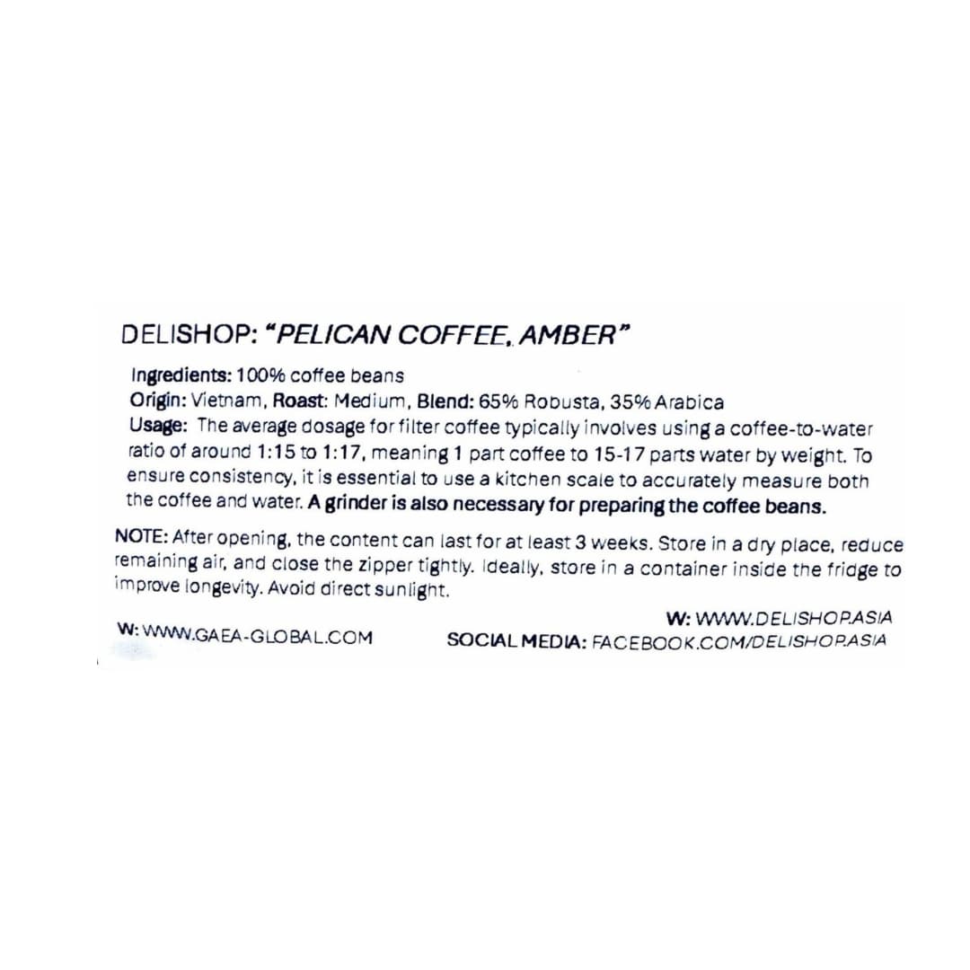 The Amber Robusta/Arabica Blend Coffee Beans 2
