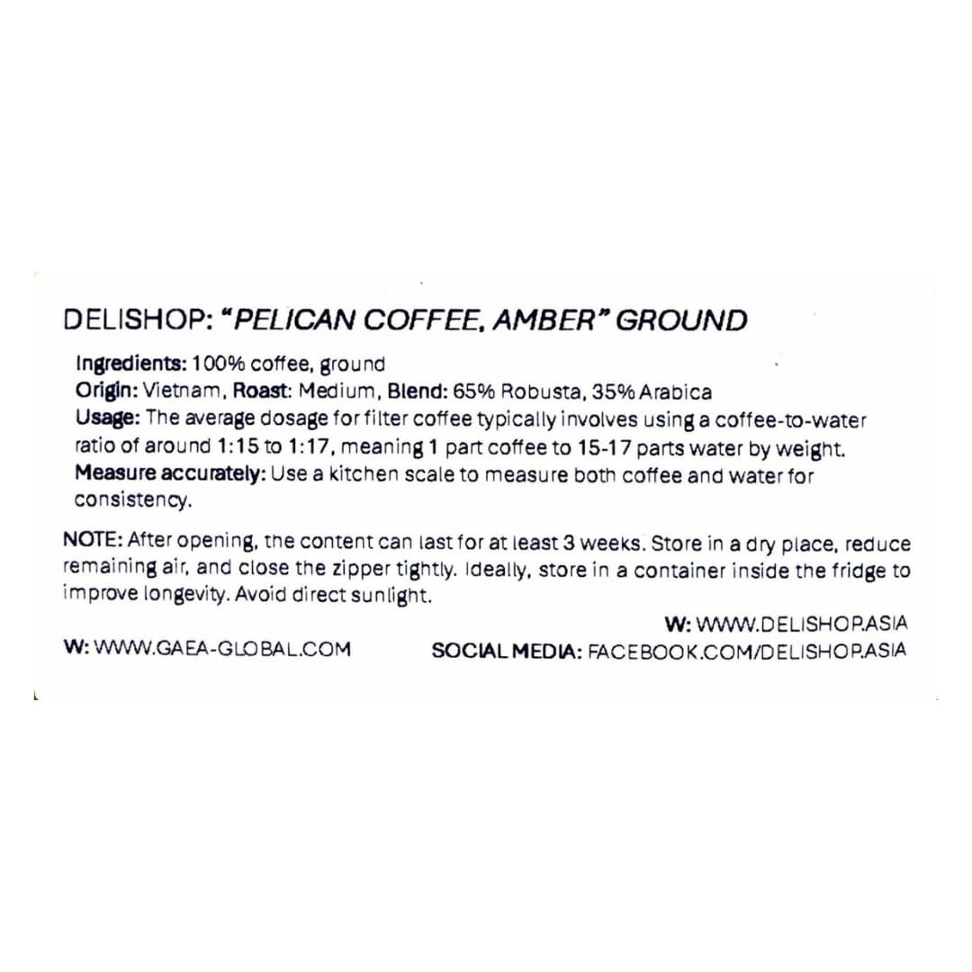 The Amber Robusta/Arabica Blend Ground Coffee  2