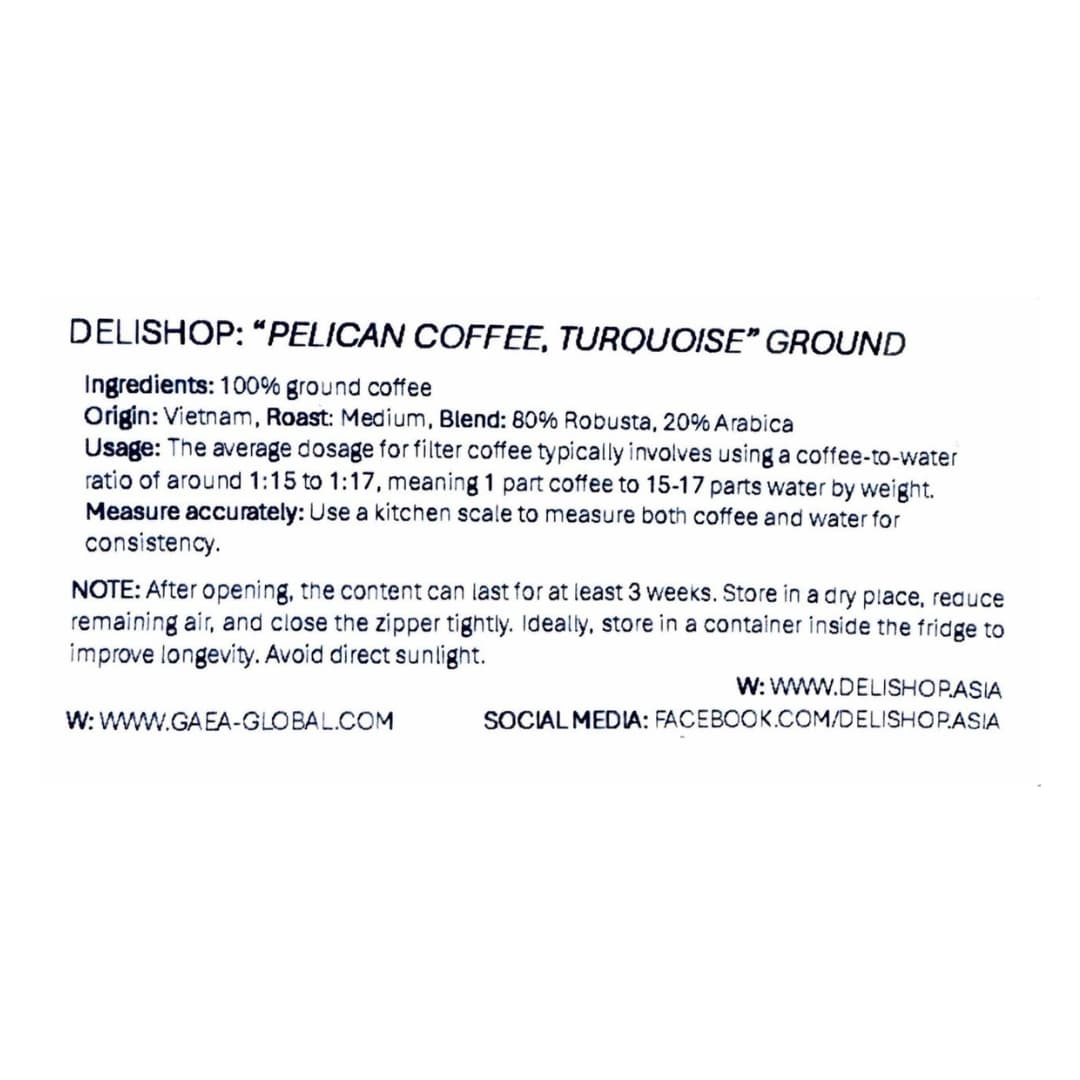 The Turquoise Robusta/Arabica Blend Ground Coffee 2