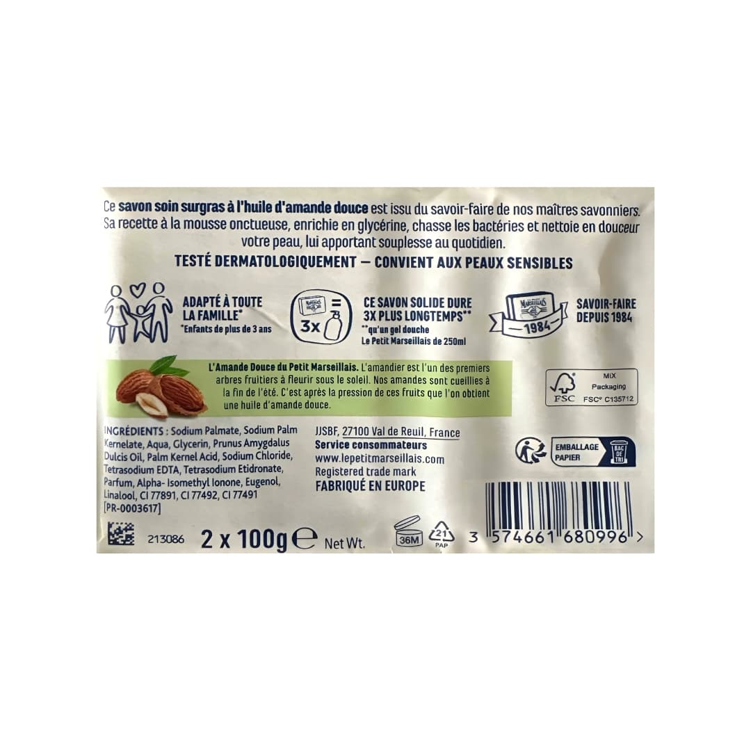 Sweet Almond Soap - Le Petit Marseillais 2