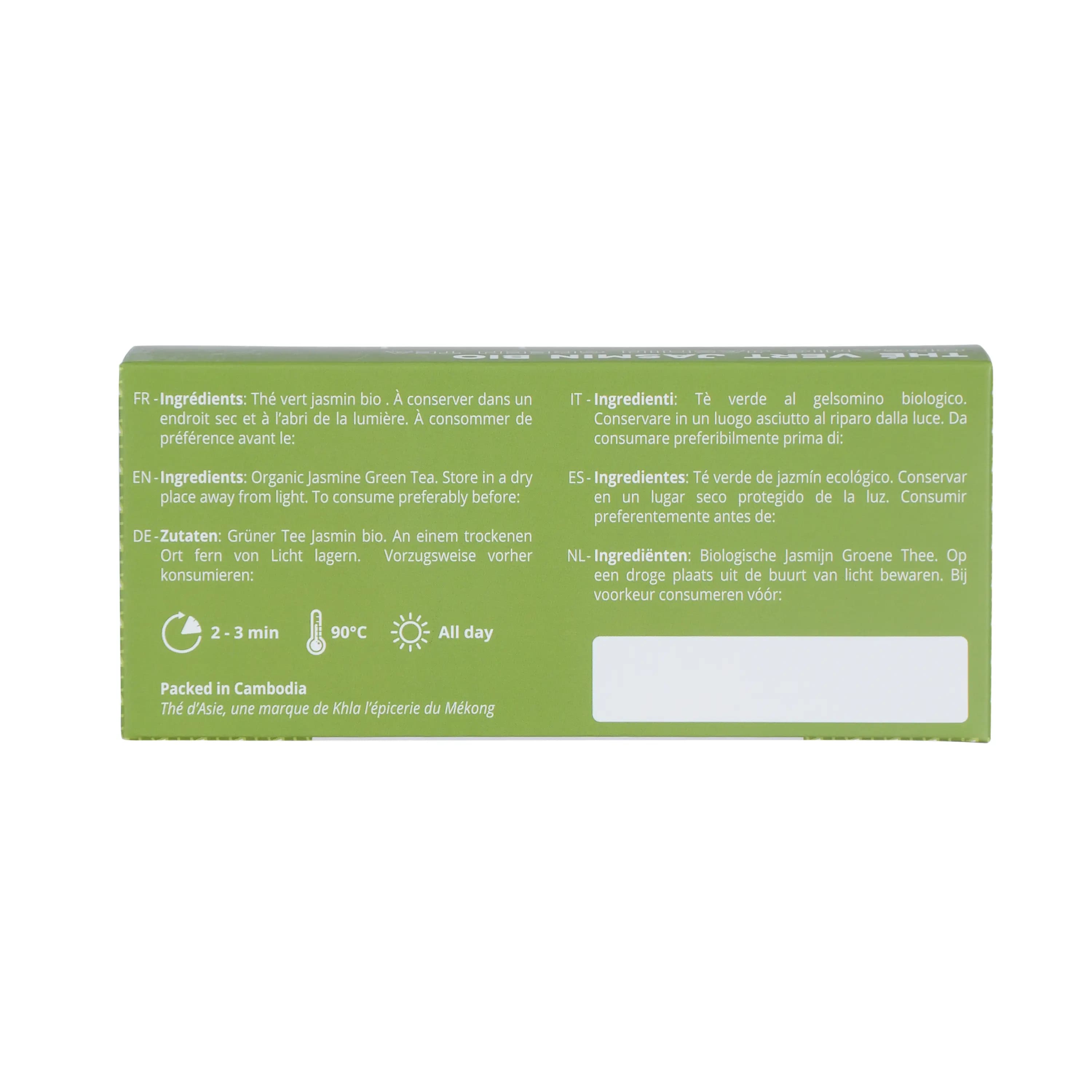 Organic Jasmine Green Tea - Khla 2
