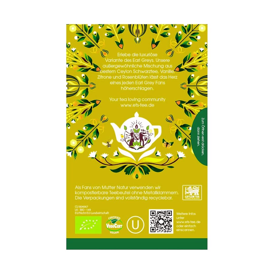 Organic Vanilla Earl Grey Tea 2