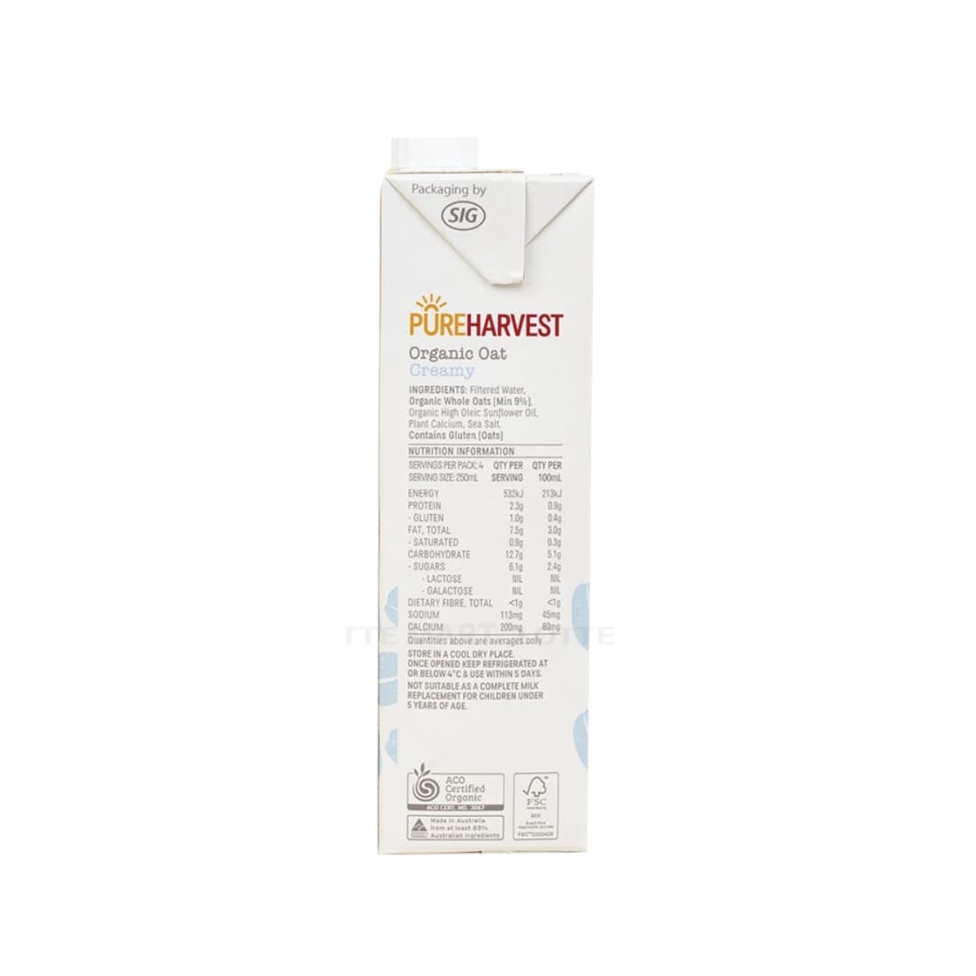 Organic Oat Creamy - Pure Harvest 4
