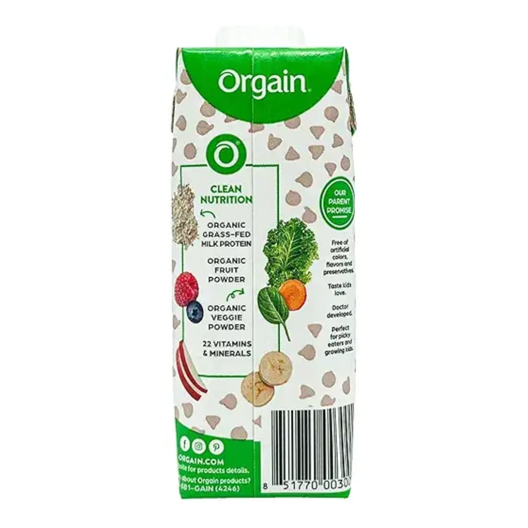 Kids Protein Nutritional Shake Cocolate - Orgain 2