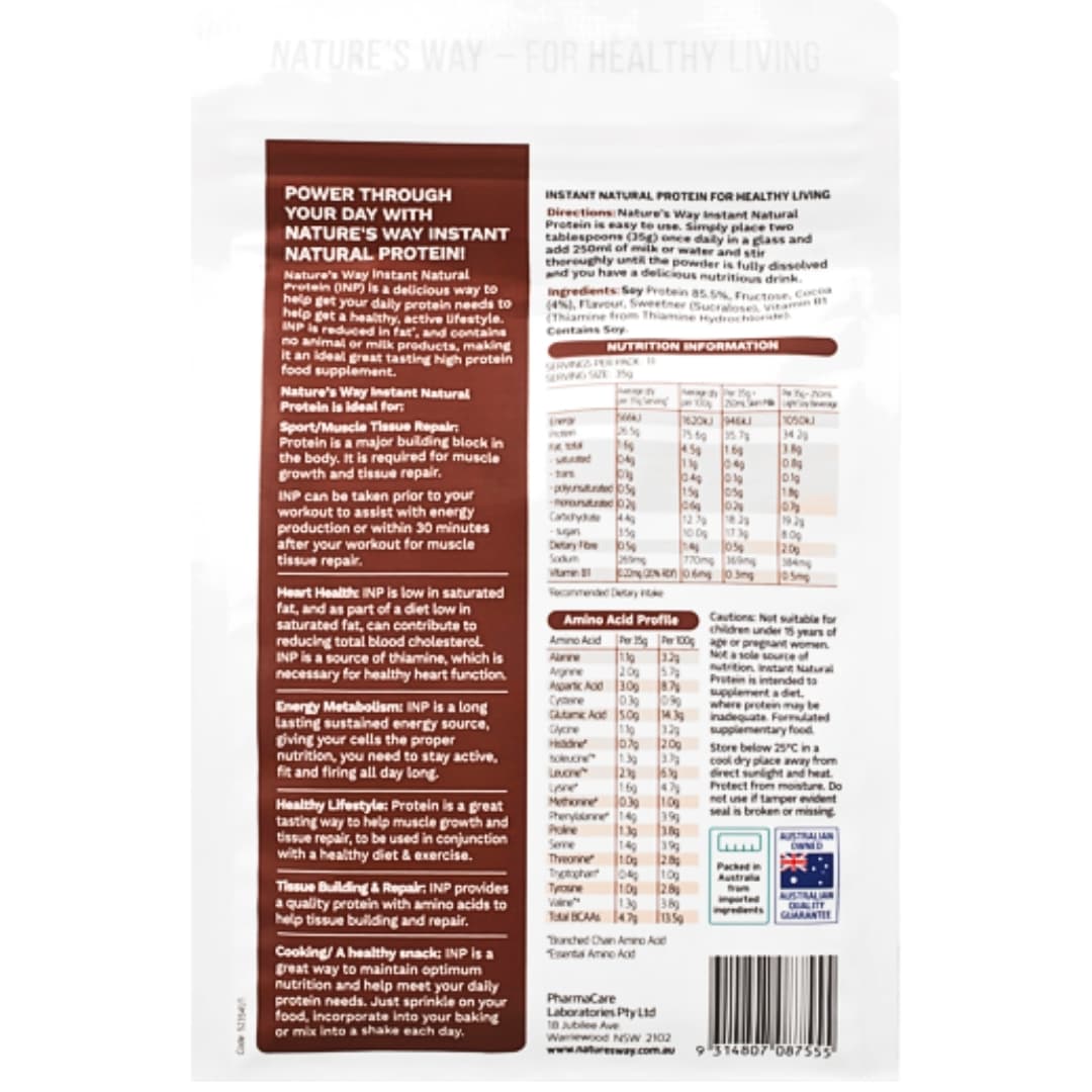 Instant Natural Protein Plant-Based - Nature Way 2