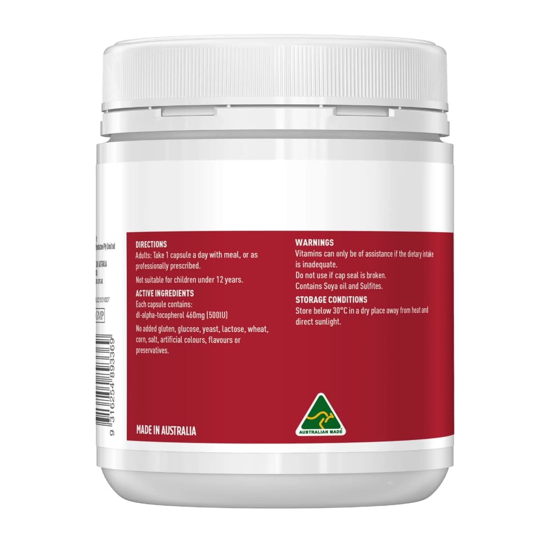 Vitamine E 500IU 3