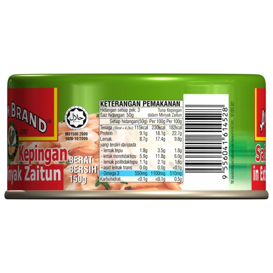 Saba Flakes in Extra Olive Oil - Ayam Brand 3
