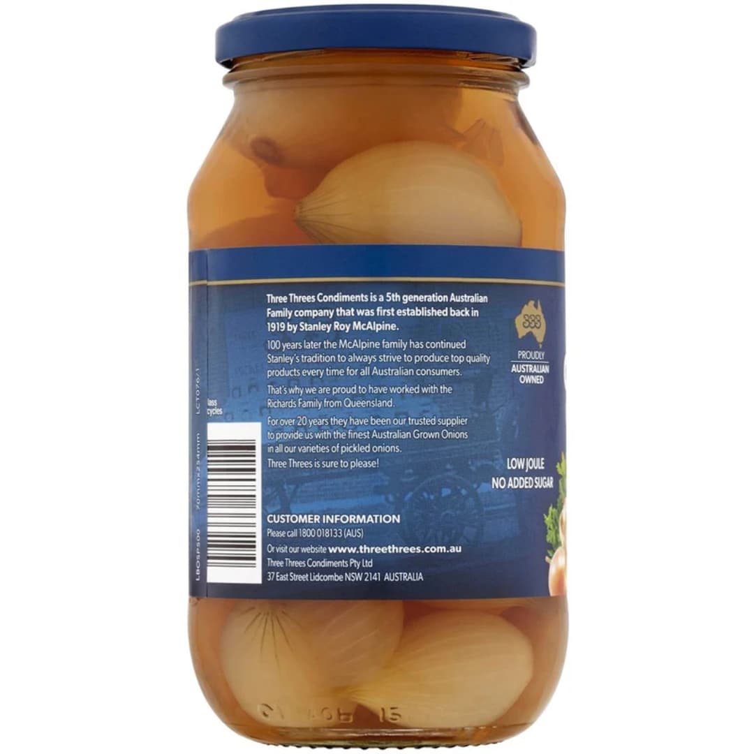 Old Style Pickled Onions - Three Threes 2