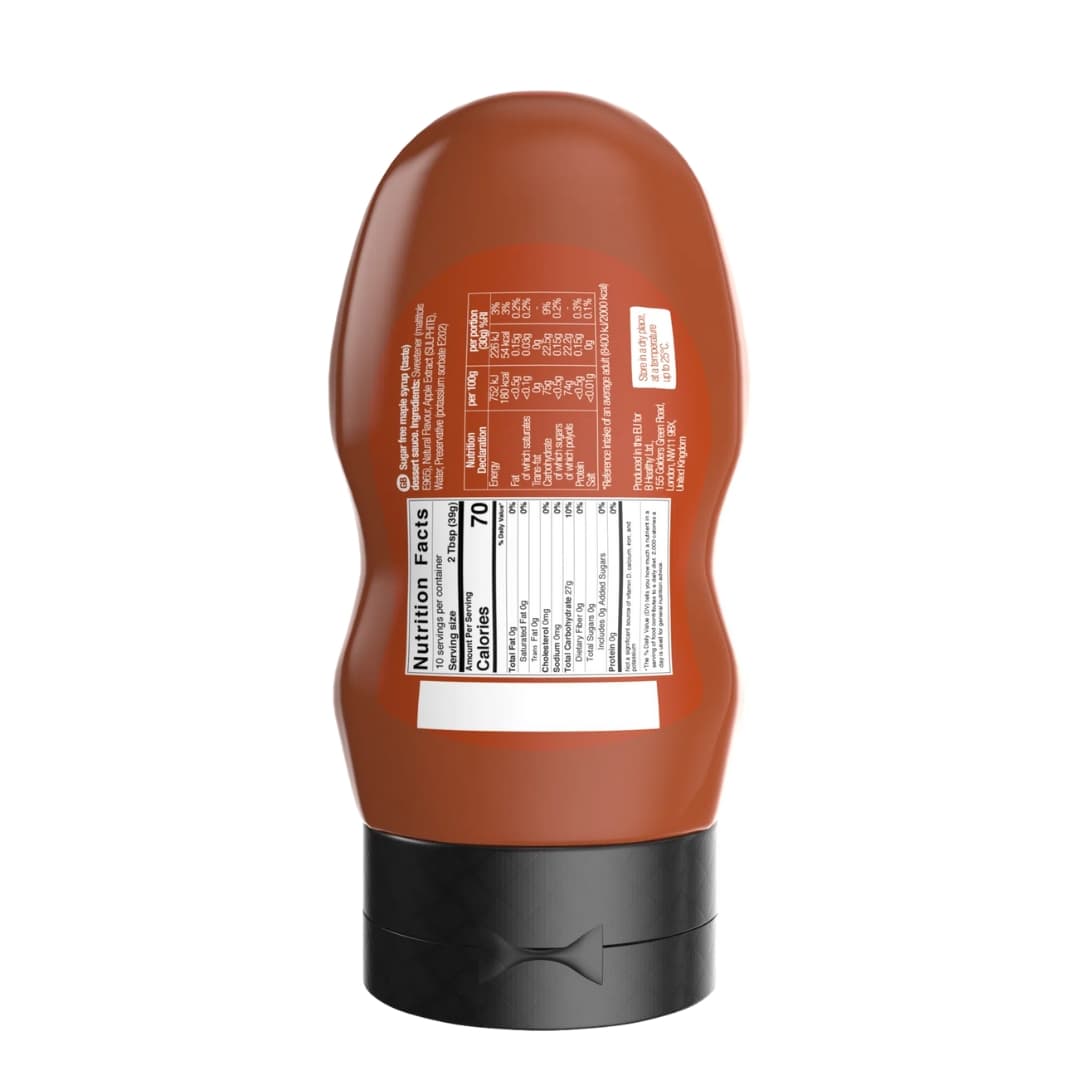 Maple Syrup Dessert Sauce Sugar Free - Diabio 2