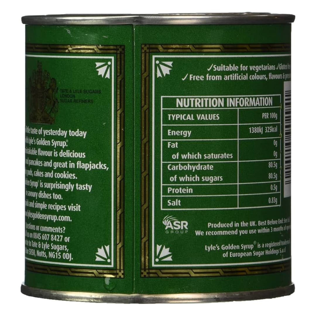 Partially Inverted Refiners Syrup - Lyle's Golden Syrub 2