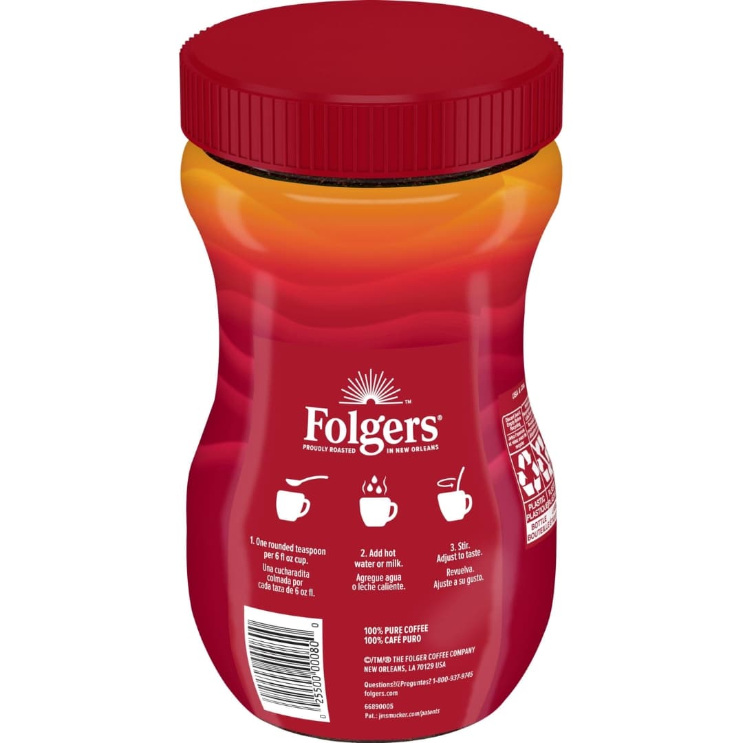 Classic Roast Instant Coffee - Folgers  2