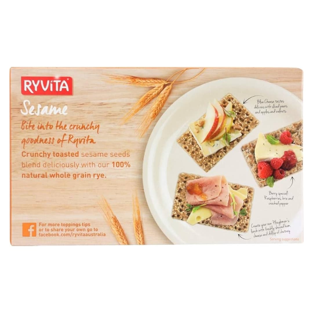 Sesame Rye Crispbread 2