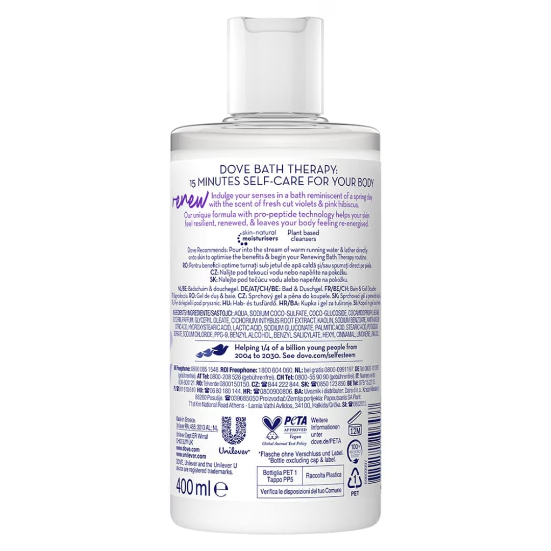 Renew Bath & Shower Gel Wild Violet & Pink Hibuscus Scent 2