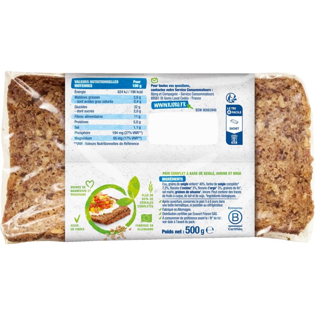 Wholemeal Bread 3 Cereals 2