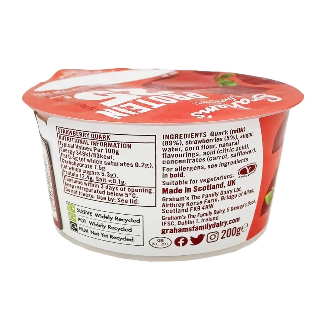 High Protein Strawberry Yogurt  2