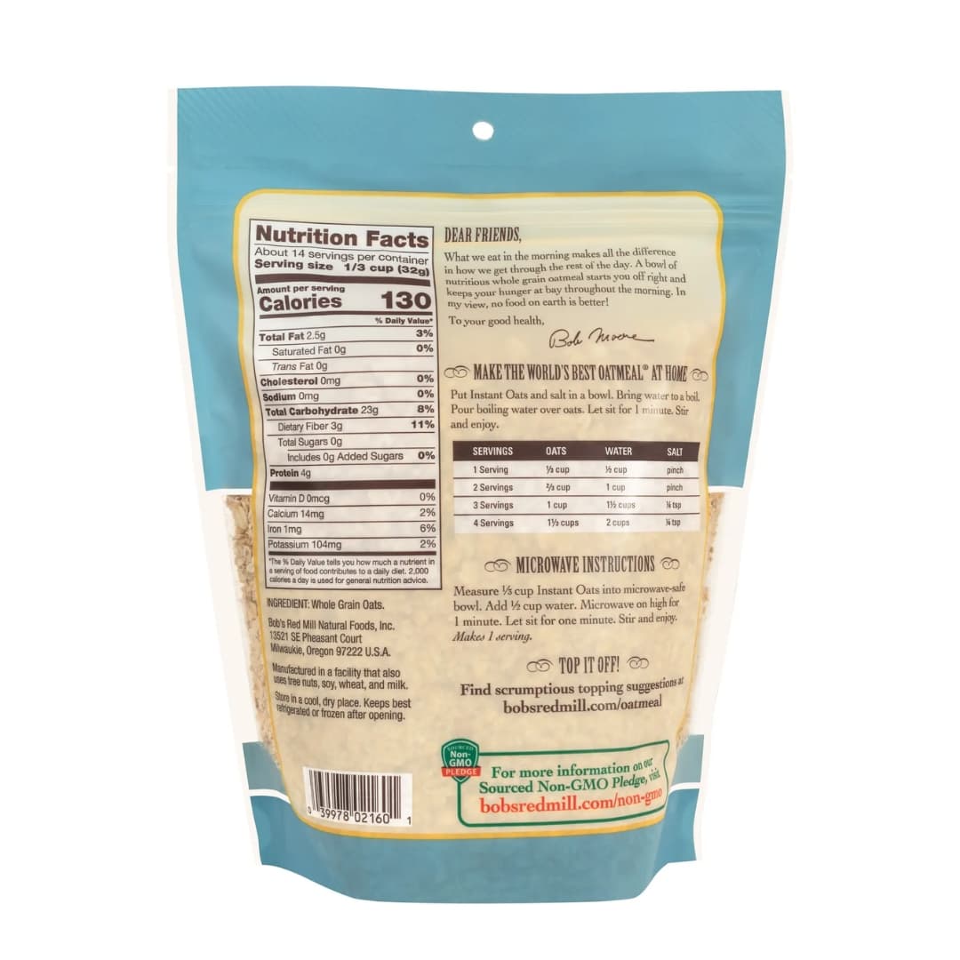 Instant Rolled Oats Wholegrain 2