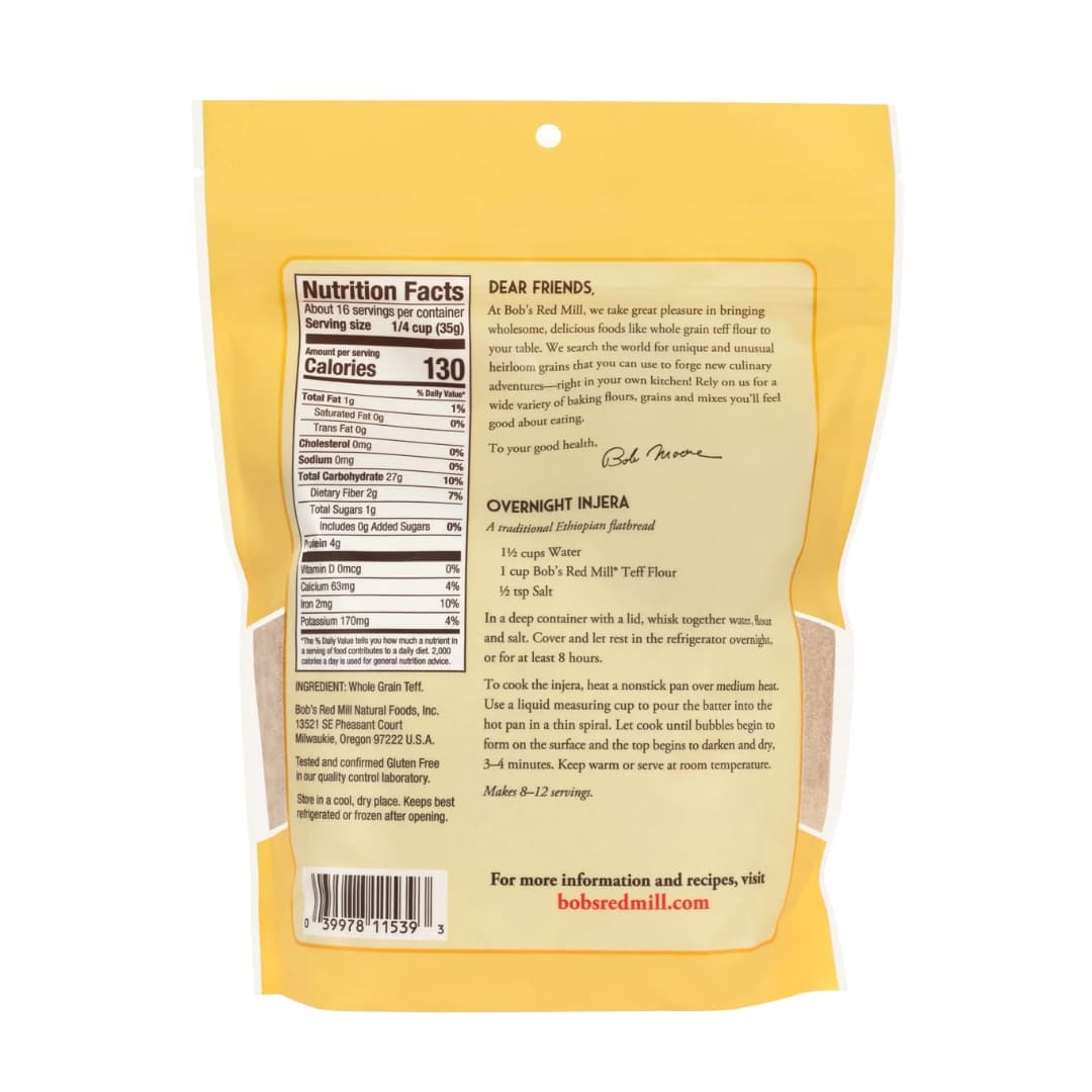 Gluten Free Teff Flour 2