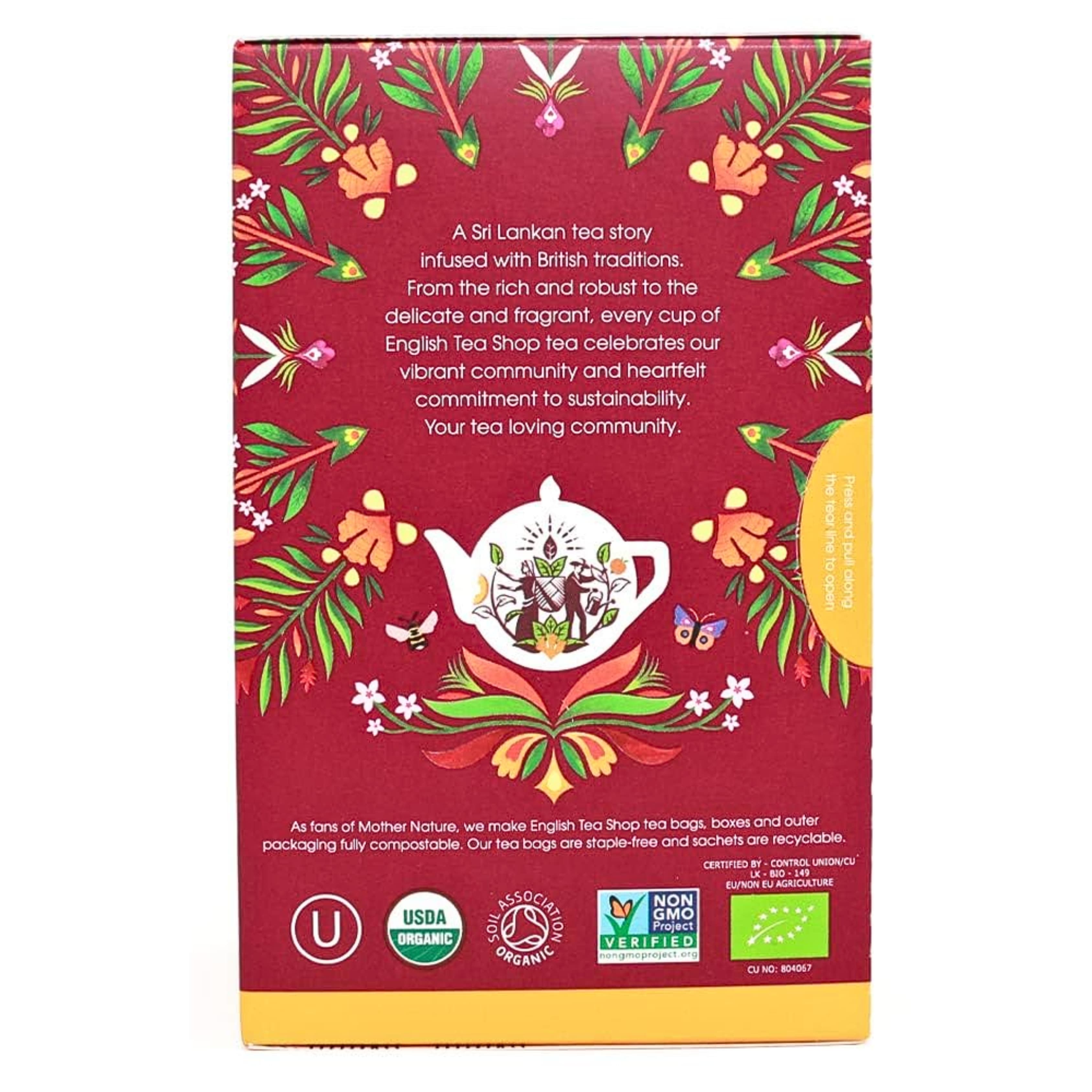 Organic Black Tea & Ginger with Peach 2