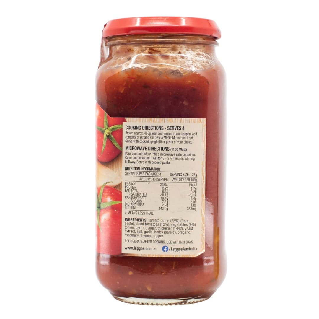 Bolognese  with Chunky Tomato, Garlic & Herbs pasta Sauce 2