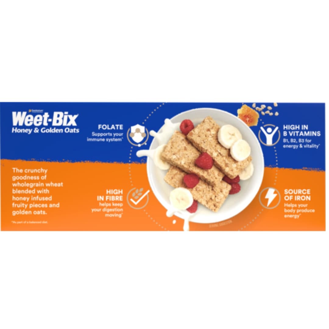Weet-Bix Honey & Golden Oats 2