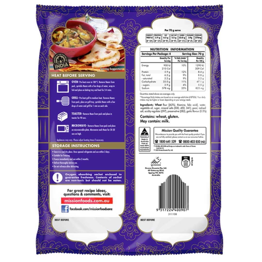 Naan Bread Garlic 2