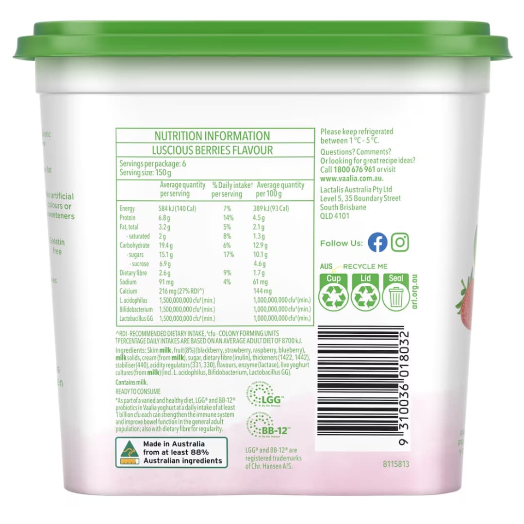 Creamy Luscious Berries Probiotic Yogurt 3