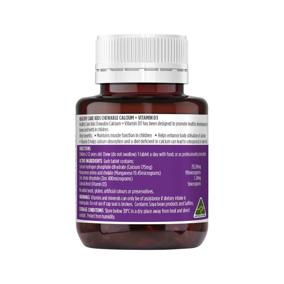 Kids Chewable Calcium Vitamin D3 6
