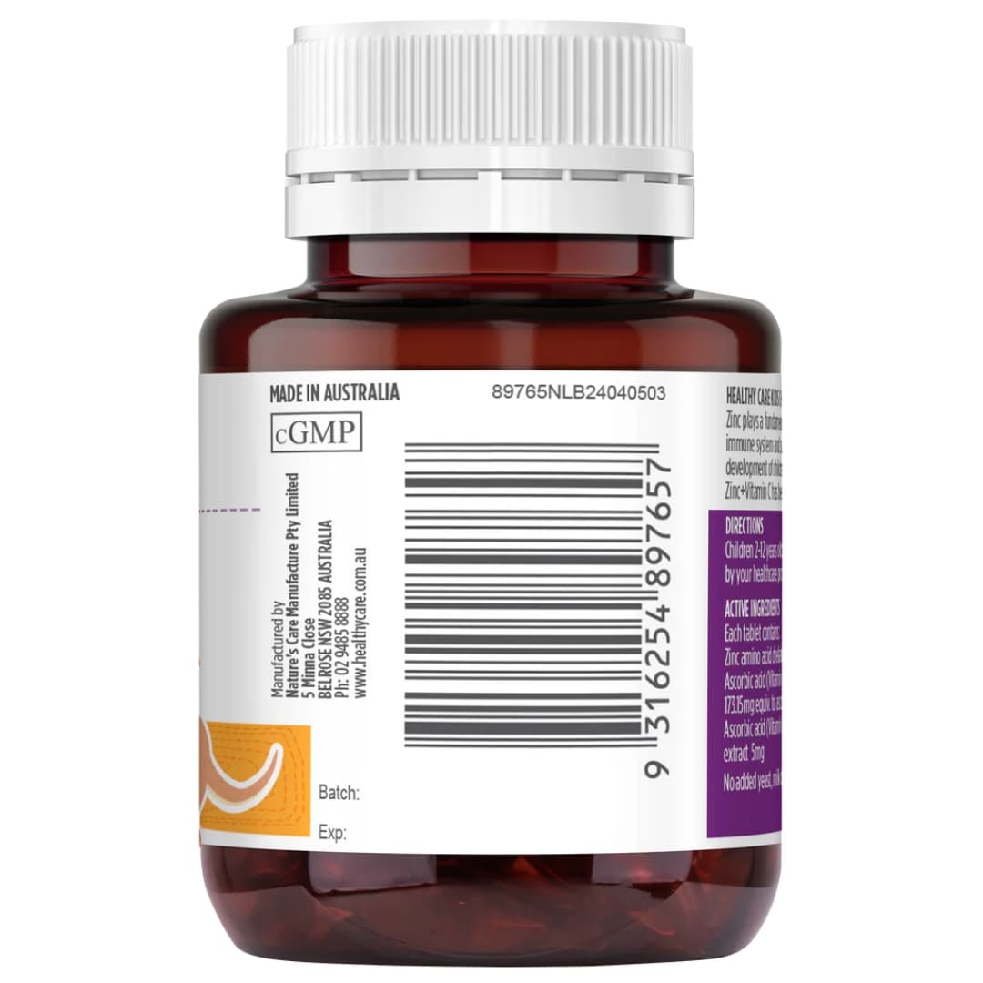 Kids Chewable ZinC + Vitamin C 3